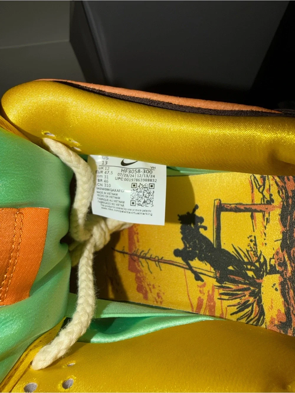 Nike dunk low sb rodeo tourmaline size 13 HF3058-300